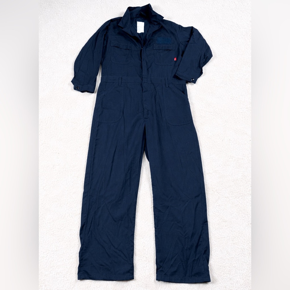 Excel FR navy blue coveralls size XL 48 reg